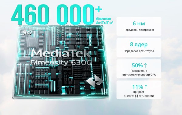 Смартфон Realme 14Т 5G 8GB/256GB (черный)