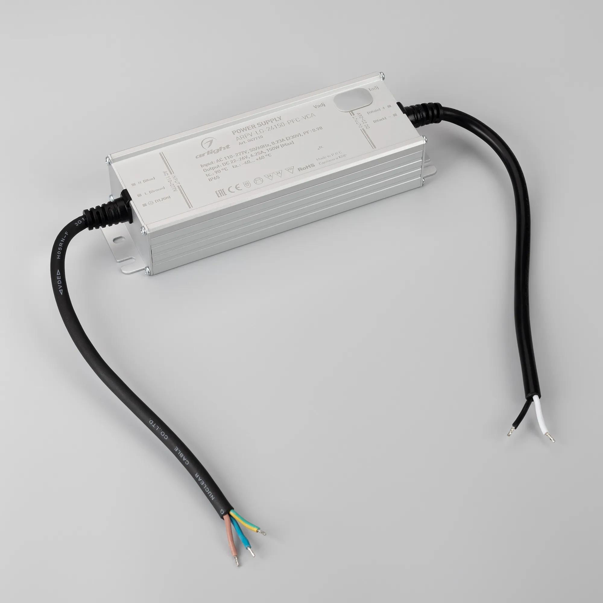 Блок питания для светильника Arlight ARPV-LG-24150-PFC-VCA 22-26V 6.25A 150W / 047710 — фото 2
