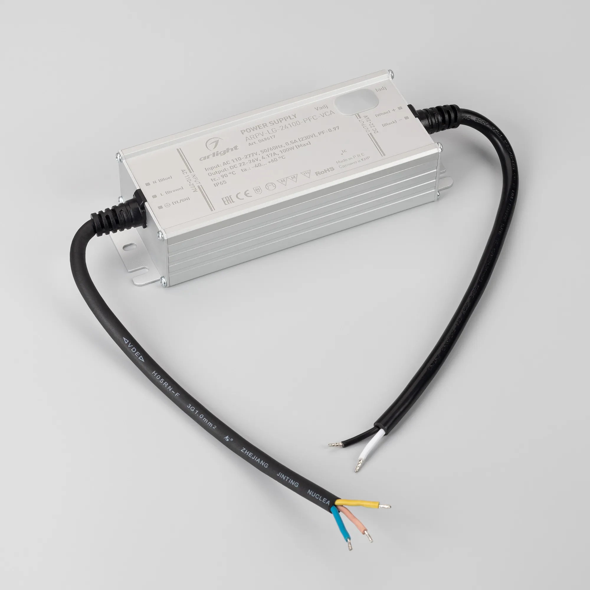 Блок питания для светильника Arlight ARPV-LG-24100-PFC-VCA 22-26V 4.17A 100W / 049617 — фото 2