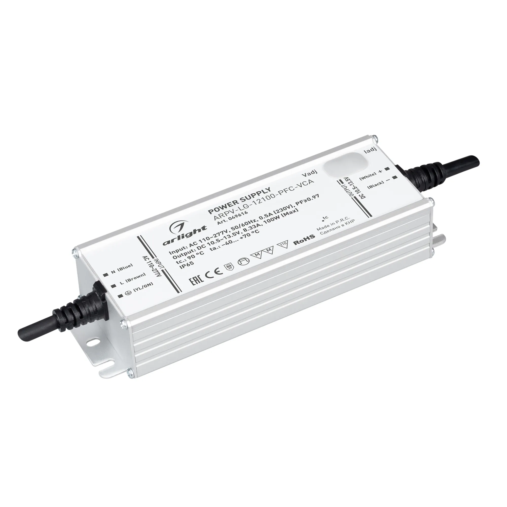 Блок питания для светильника Arlight ARPV-LG-12100-PFC-VCA 10.5-13.5V 8.33A 100W / 049616