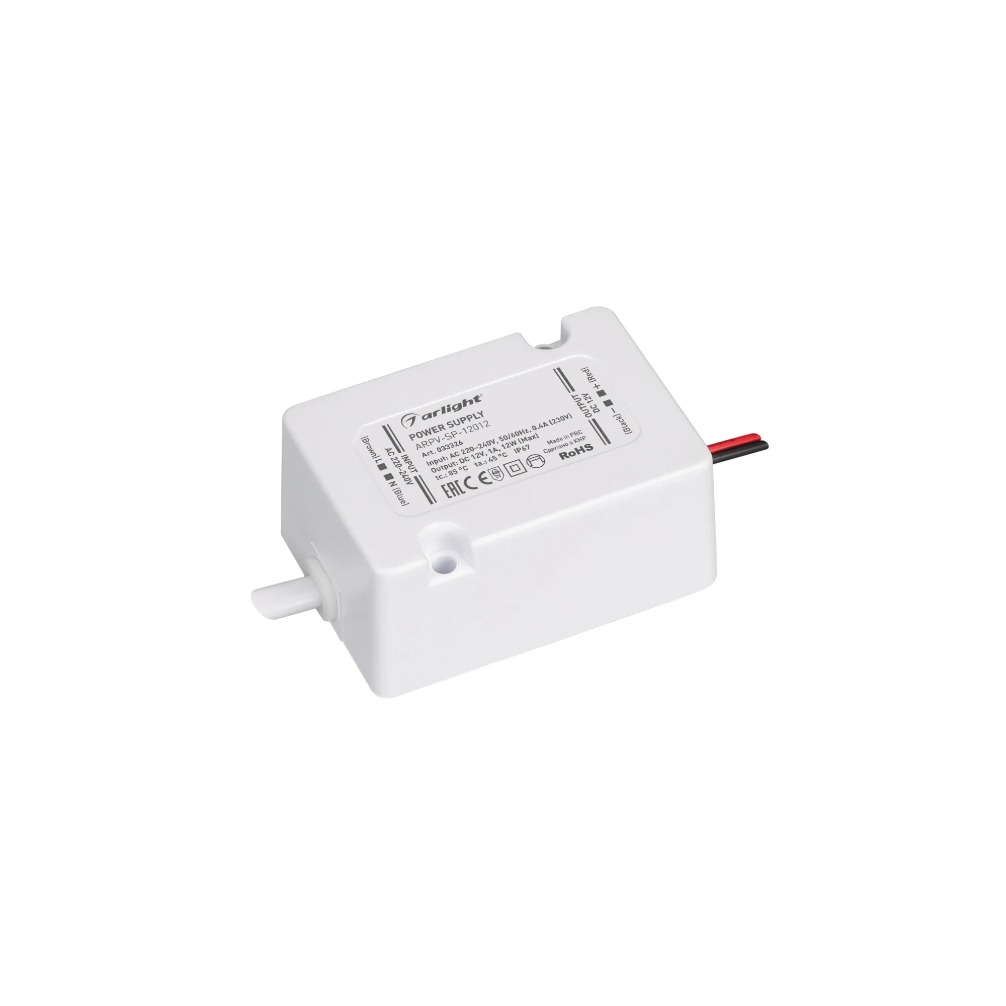 Блок питания для светильника Arlight ARPV-SP-12012 12V 1A 12W / 033326