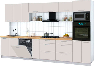 

Кухонный гарнитур, Мила Gloss 3.5-ПМ1-2