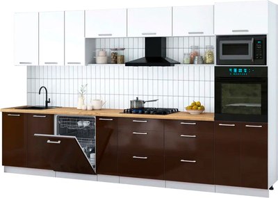 

Кухонный гарнитур, Мила Gloss 3.5-ПМ1-2