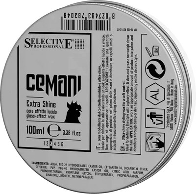 

Воск для укладки волос, Cemani Extra Shine с глянцевым эффектом