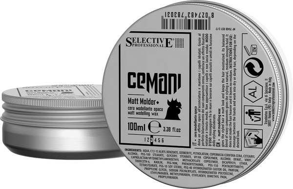 Воск для укладки волос Selective Professional Cemani Matt molder+ (100мл)