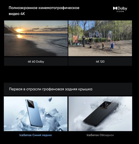 Смартфон Realme GT 7 12GB/512GB (синий ледник)