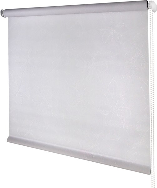Рулонная штора Эскар Цветок 98x170 / 37920098170 (белый)