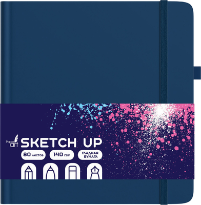 Скетчбук Listoff Sketch Up / СК5805334 (ночной) -