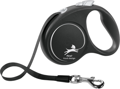 Поводок-рулетка Flexi Black Design / FU12T5.251.S Sl (S) - 