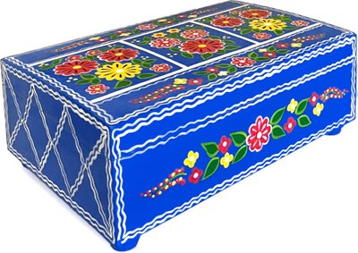 Шкатулка Брестская Фабрика Сувениров Ясельда. Полесская скрынька / kuf03073 - 