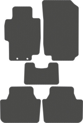 Комплект ковриков для авто Alicosta 0404_1_сер для Honda Accord VII CL7/CL9 2002-2008 (EVA соты, серый) - 