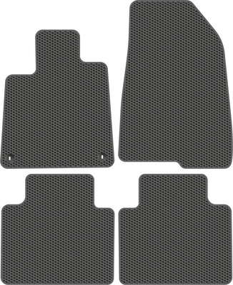 Комплект ковриков для авто Alicosta 2258_1_сер для Honda Accord X седан/CV 2019-2022 (EVA соты, серый) - 