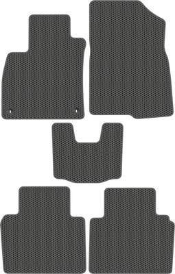 Комплект ковриков для авто Alicosta 2259_1_сер для Honda Accord XI седан/СY 2022-н.в. (EVA соты, серый) - 