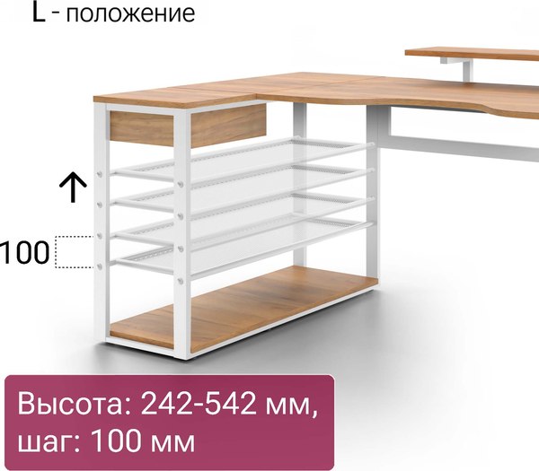 Купить Компьютерный стол Millwood Каир угловой 160х120х93.05 в Барановичах