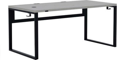 Компьютерный стол Millwood Каир Смарт 140х80х74.2 (дуб белый Craft/металл черный) - 