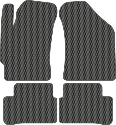 Комплект ковриков для авто Alicosta 2274_1_сер для Hyundai Coupe II купе/GK 2006-2009 (EVA соты, серый) - 
