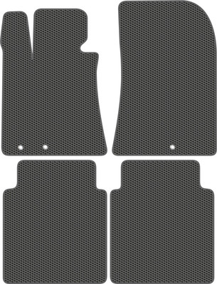 Комплект ковриков для авто Alicosta 0478_1_сер для Hyundai Eguus седан 2010-2017 (EVA соты, серый) - 
