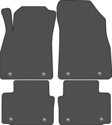 Комплект ковриков для авто Alicosta 0473_1_сер для Hyundai Elantra IV седан/HD 2006-2011 (EVA соты, серый) - 