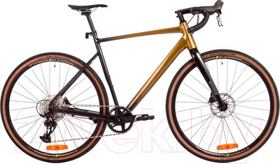 Велосипед Stinger 700C Gravix Evo / 700AHD.GRVEVO.2XGD4 (XXL, золото, разобранный, в коробке) -
