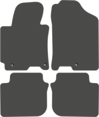 Комплект ковриков для авто Alicosta 0474_1_сер для Hyundai Elantra V седан/MD 2010-2016 (EVA соты, серый) - 