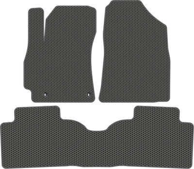 Комплект ковриков для авто Alicosta 0475_1_сер для Hyundai Elantra VI седан/AD 2015-н.в. (EVA соты, серый) - 