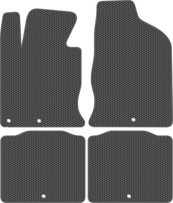 Комплект ковриков для авто Alicosta 0482_1_сер для Hyundai Grandeur V седан/HG 2012-2015 (EVA соты, серый) - 