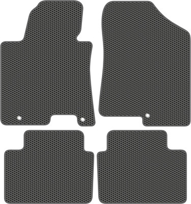 Комплект ковриков для авто Alicosta 2285_1_сер для Hyundai i30 II хэтчбек 5дв/GD 2011-2017 (EVA соты, серый) - 