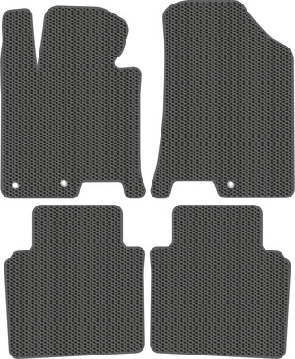 Комплект ковриков для авто Alicosta 0488_1_сер для Hyundai i40 I седан/VF 2011-2017 (EVA соты, серый) - 