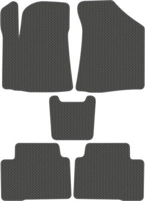 Комплект ковриков для авто Alicosta 2286_1_сер для Hyundai ix35 II SUV/NU 2020-н.в. (EVA соты, серый) - 