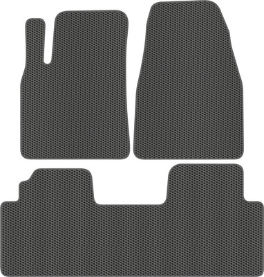 Комплект ковриков для авто Alicosta 0493_1_сер для Hyundai Matrix хэтчбек 5дв 2001-2010 (EVA соты, серый) - 