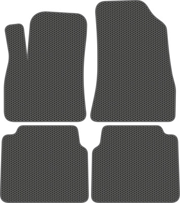Комплект ковриков для авто Alicosta 0494_1_сер для Hyundai Santa Fe I SUV/SM 2000-2006 (EVA соты, серый) - 