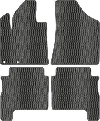 Комплект ковриков для авто Alicosta 0495_1_сер для Hyundai Santa Fe II SUV/CM 2006-2009 (EVA соты, серый) - 