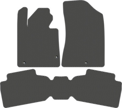 Комплект ковриков для авто Alicosta 2298_1_сер для Hyundai Sonata VIII седан/DN8 2019-н.в. (EVA соты, серый) - 