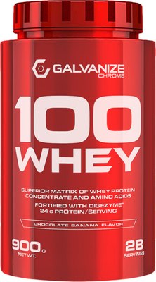 Протеин Galvanize 100 Вей (900г, шоколад с бананом) - 