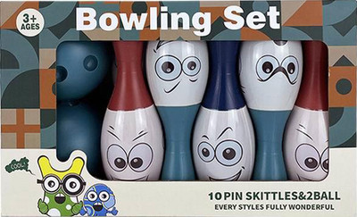 Боулинг детский Labalu 10 кеглей, 2 мяча - 