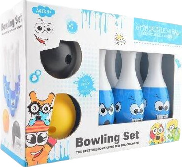 Боулинг детский Labalu Smile 6 кеглей, 2 мяча 25см - 