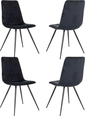 Набор стульев Бюрократ CH-K1 (4шт, черный/Holland 75) - 