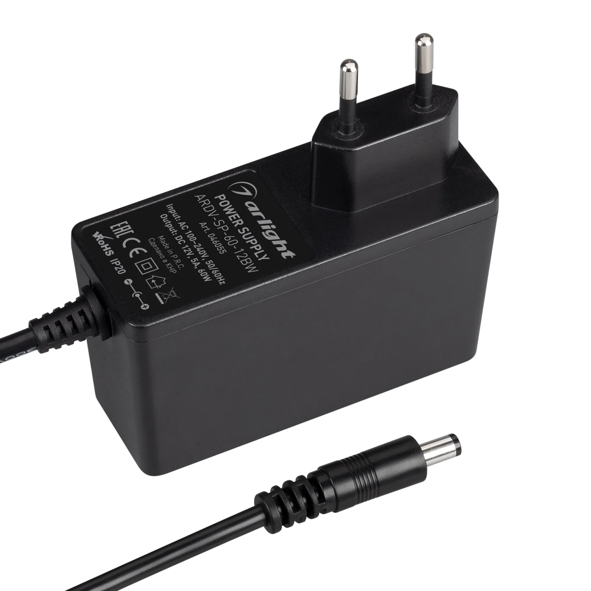 Блок питания для светильника Arlight ARDV-SP-60-12BW 12V 5A 60W / 046055 — фото 2