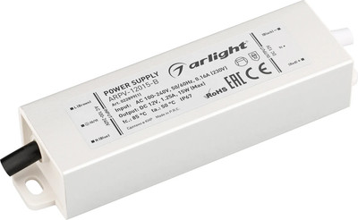 Блок питания для светильника Arlight ARPV-12015-B 12V 1.3A 15W / 022899(1) -