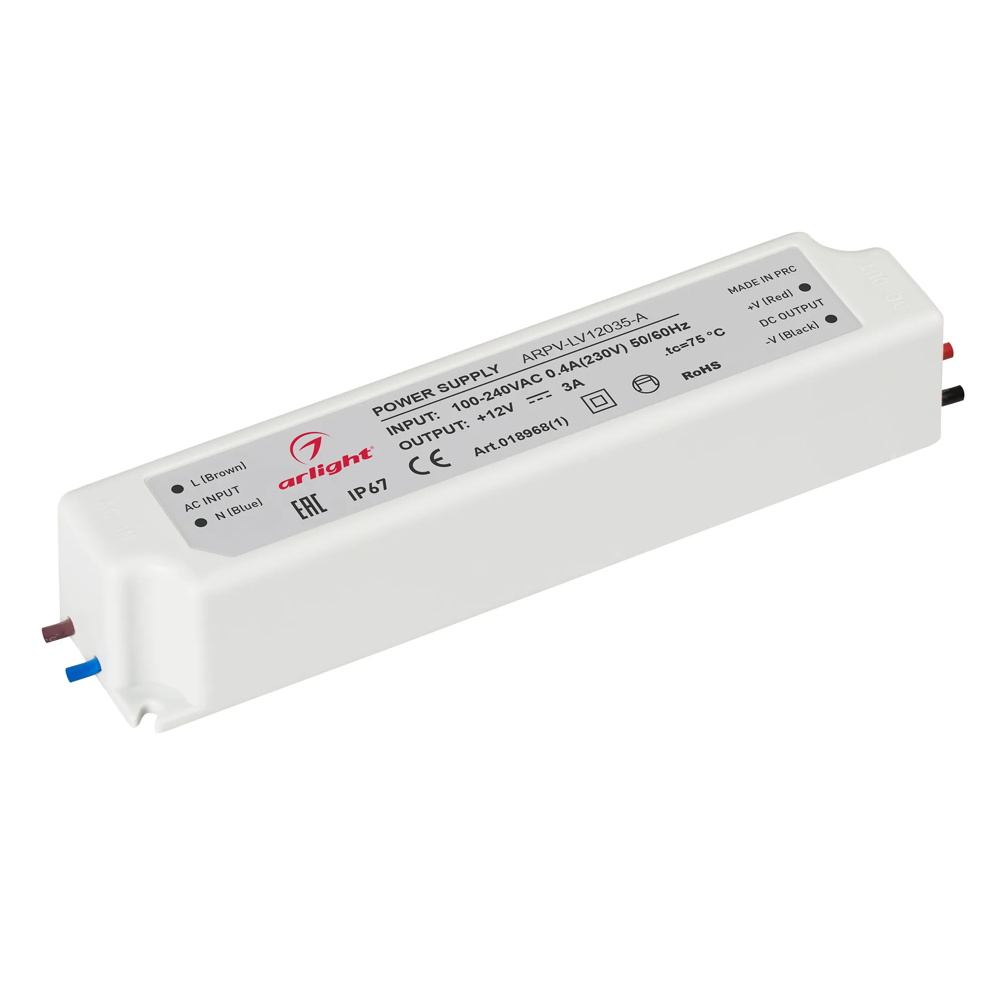 Блок питания для светильника Arlight ARPV-LV12035-A 12V 3.0A 36W / 018968(1)