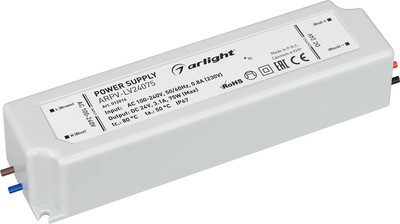 Блок питания для светильника Arlight ARPV-LV24075 24V 3.1A 75W / 012016 - 