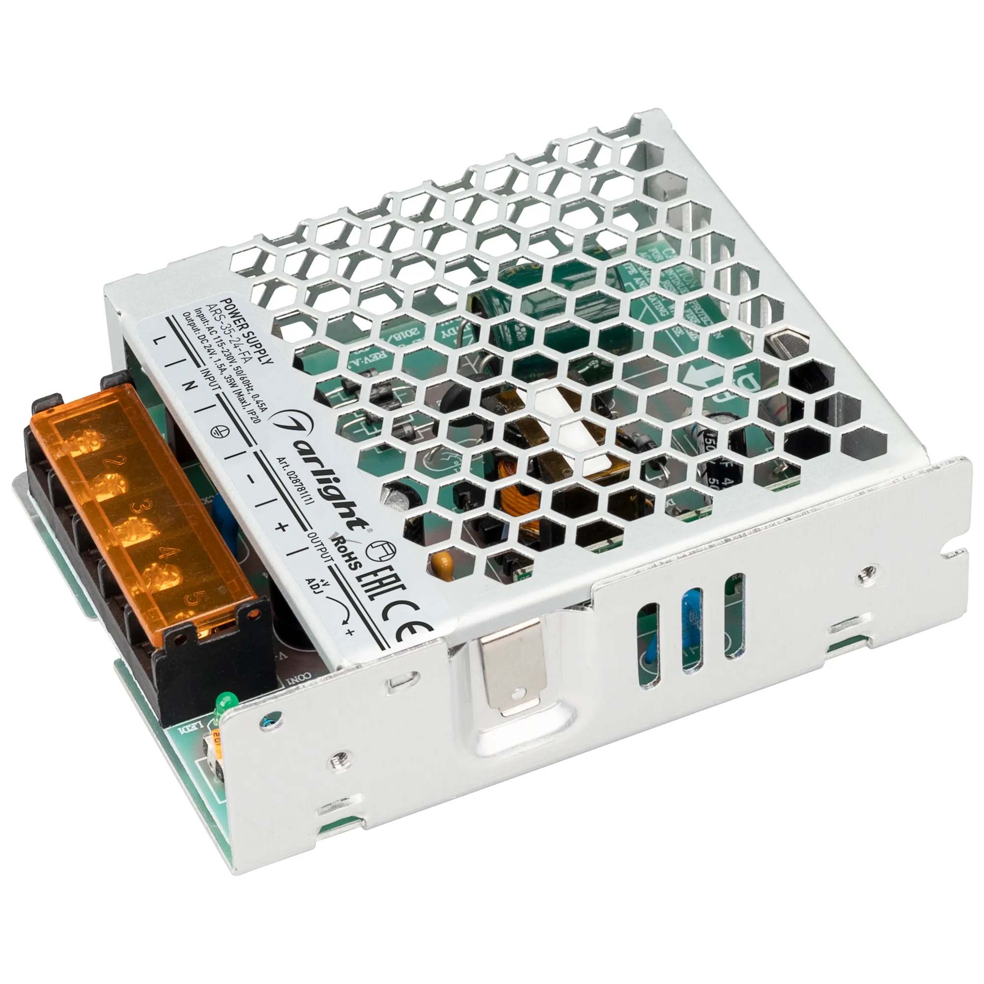 Блок питания для светильника Arlight ARS-35-24-FA 24V 1.5A 35W / 028781(1)