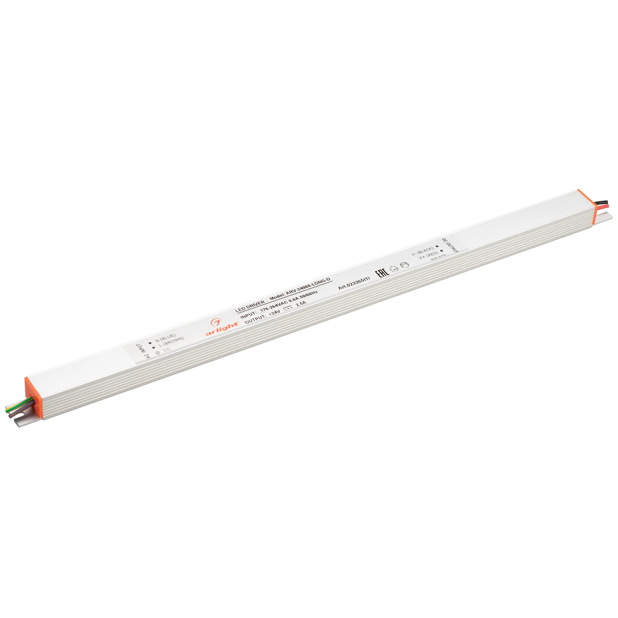 Блок питания для светильника Arlight ARV-24060-LONG-D 24V 2.5A 60W / 023265(1)