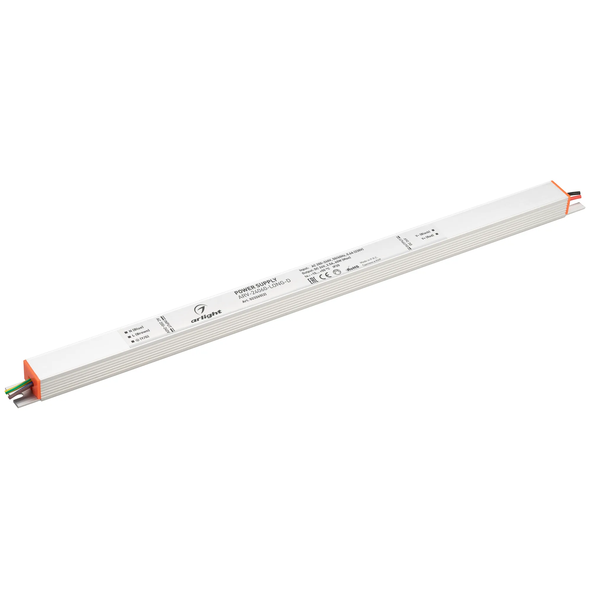 Блок питания для светильника Arlight ARV-24060-LONG-D 24V 2.5A 60W / 023265(2)