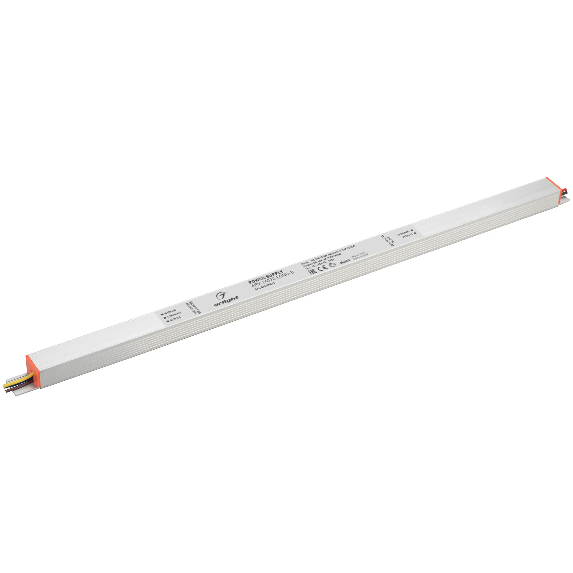 Блок питания для светильника Arlight ARV-24072-LONG-D 24V 3A 72W / 024096(2)