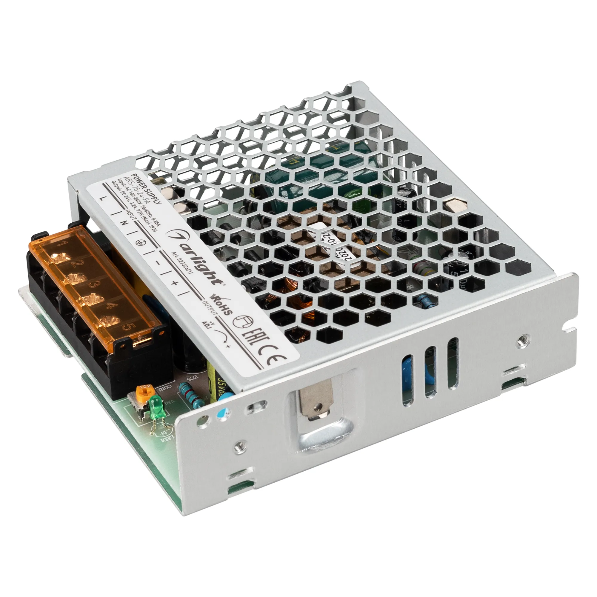 Блок питания для светильника Arlight ARS-75-24-FA 24V 3.2A 77W / 027326(1)
