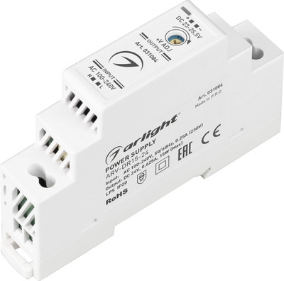 Блок питания для светильника Arlight ARV-DR15-24 24V 0.63A 15W / 031084 - 