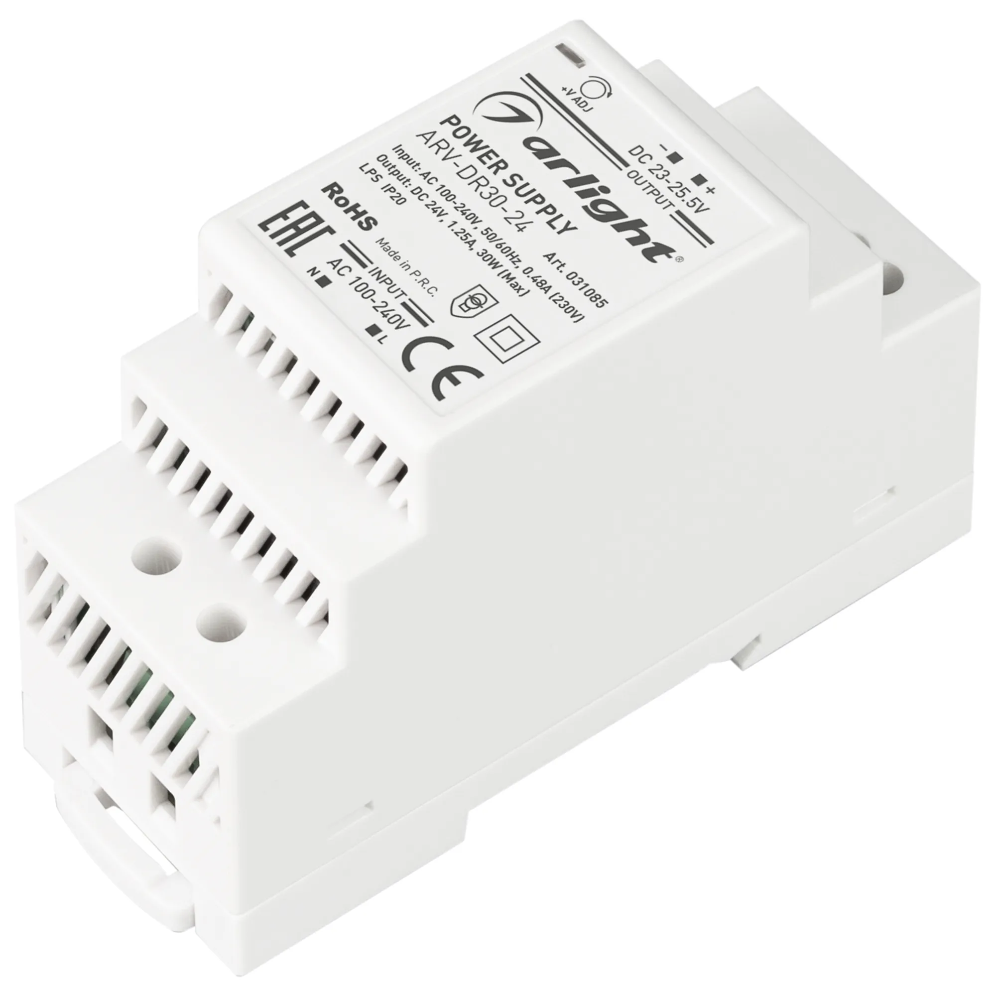 Блок питания для светильника Arlight ARV-DR30-24 24V 1.25A 30W / 031085