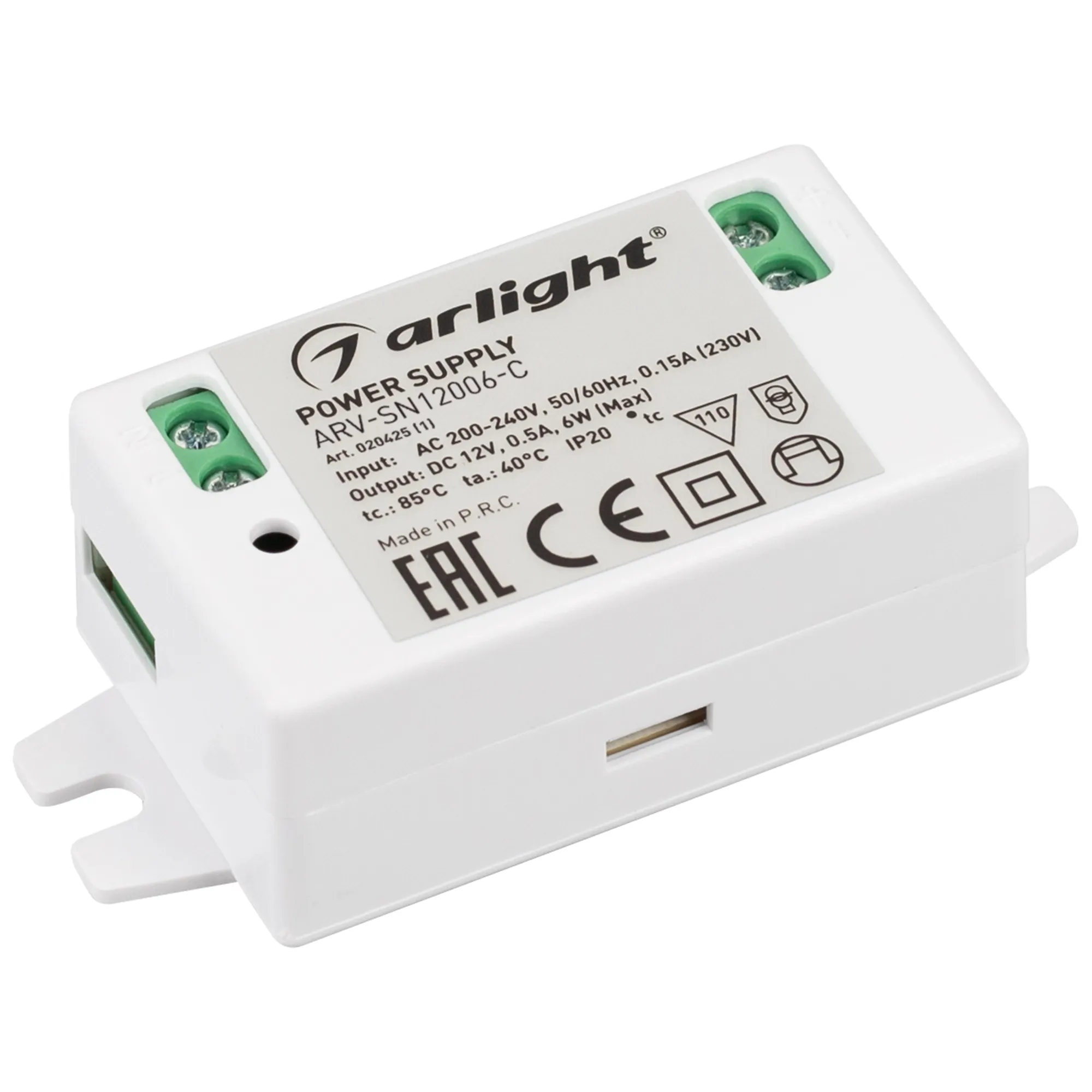 Блок питания для светильника Arlight ARV-SN12006-C 12V 0.5A 6W / 020425(1)