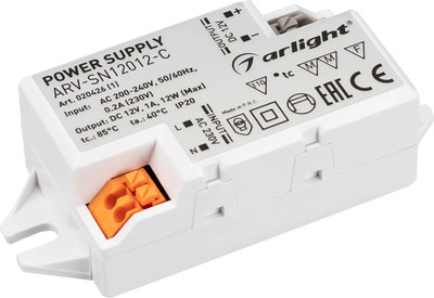 Блок питания для светильника Arlight ARV-SN12012-C 12V 1A 12W / 020426(1) -